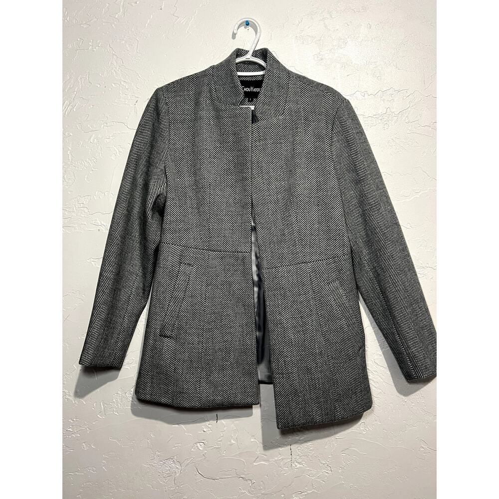 Chouyatou wool blend pea coat womens large‎ outdoors warm old money preppy